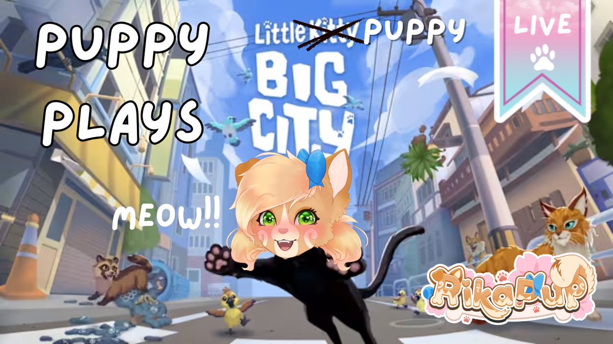 Here, have a cursed going live notification! You're welcome!!    twitch.tv/rikapup