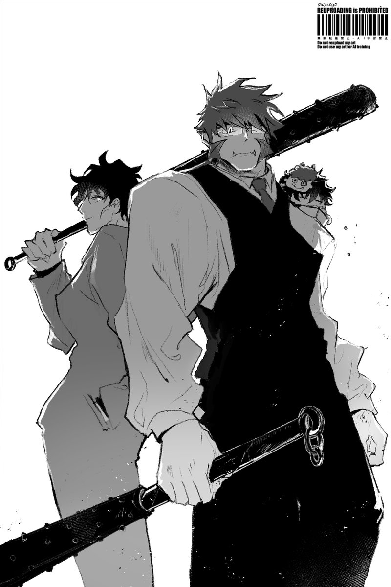 ouowoyo's tweet image. 鬼に金棒👹