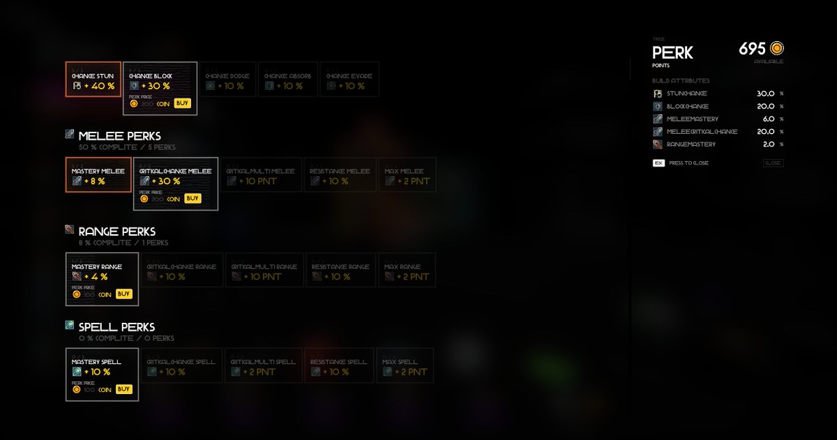 Day 12/30 #100DaysOfCode Puzzle PVP game - last review + parks + skill tree #gamedev #indiegame