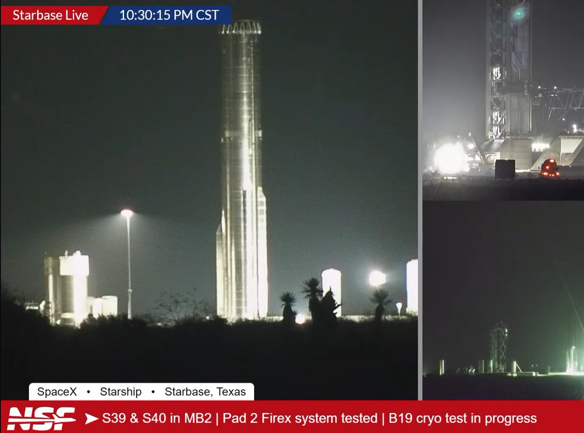 Three entirely different Moon rockets are all performing tests as I speak.