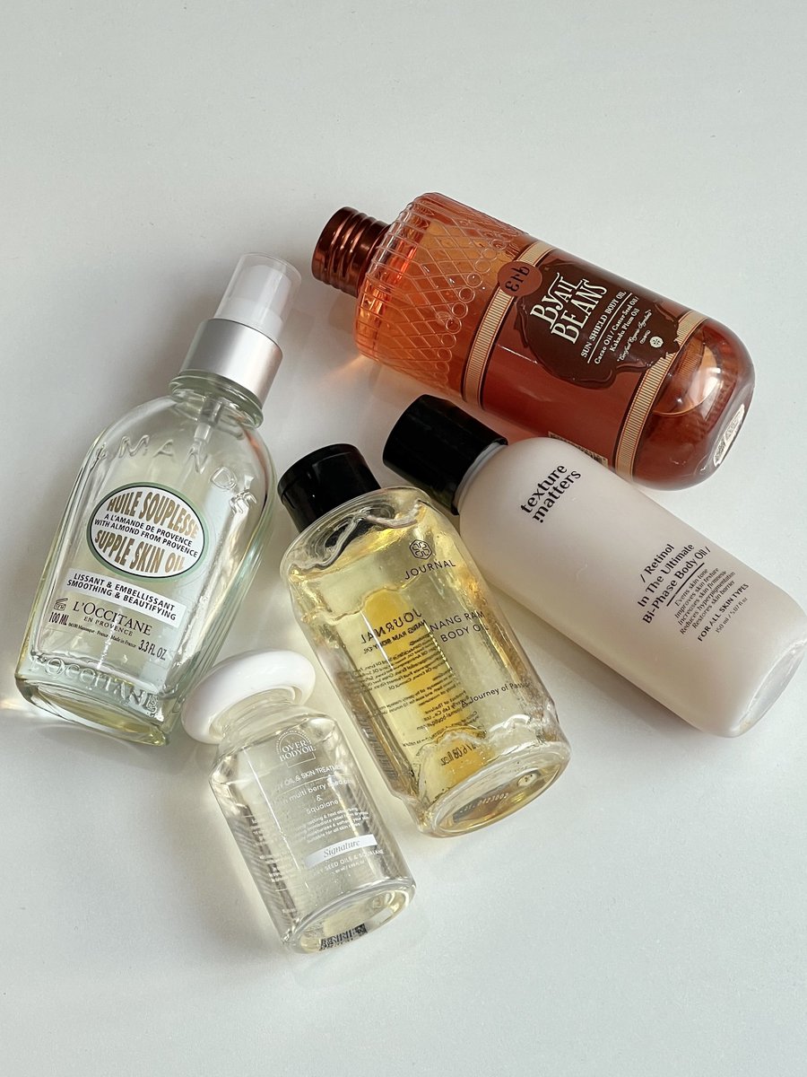 ป้ายยา Body Oil ที่เราชอบใช้ฉบับอัพเดตต้นปี 2026 มีทั้งสายเน้นบำรุง กลิ่นหอม ผิวใส ใครกำลังสนใจตัวไหนหรืออยากเข้าวงการทาออยล์ตามมามุงได้เลย