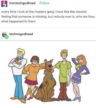 snoopy_time77's tweet photo. As someone who exclusively watches the Big Bang theory through YouTube shorts, whenever I watch a later season and the comic store owner is suddenly part of the gang, it feels like an alternative universe where the missing scooby doo member was there all along https://t.co/g4OyK3wKM2