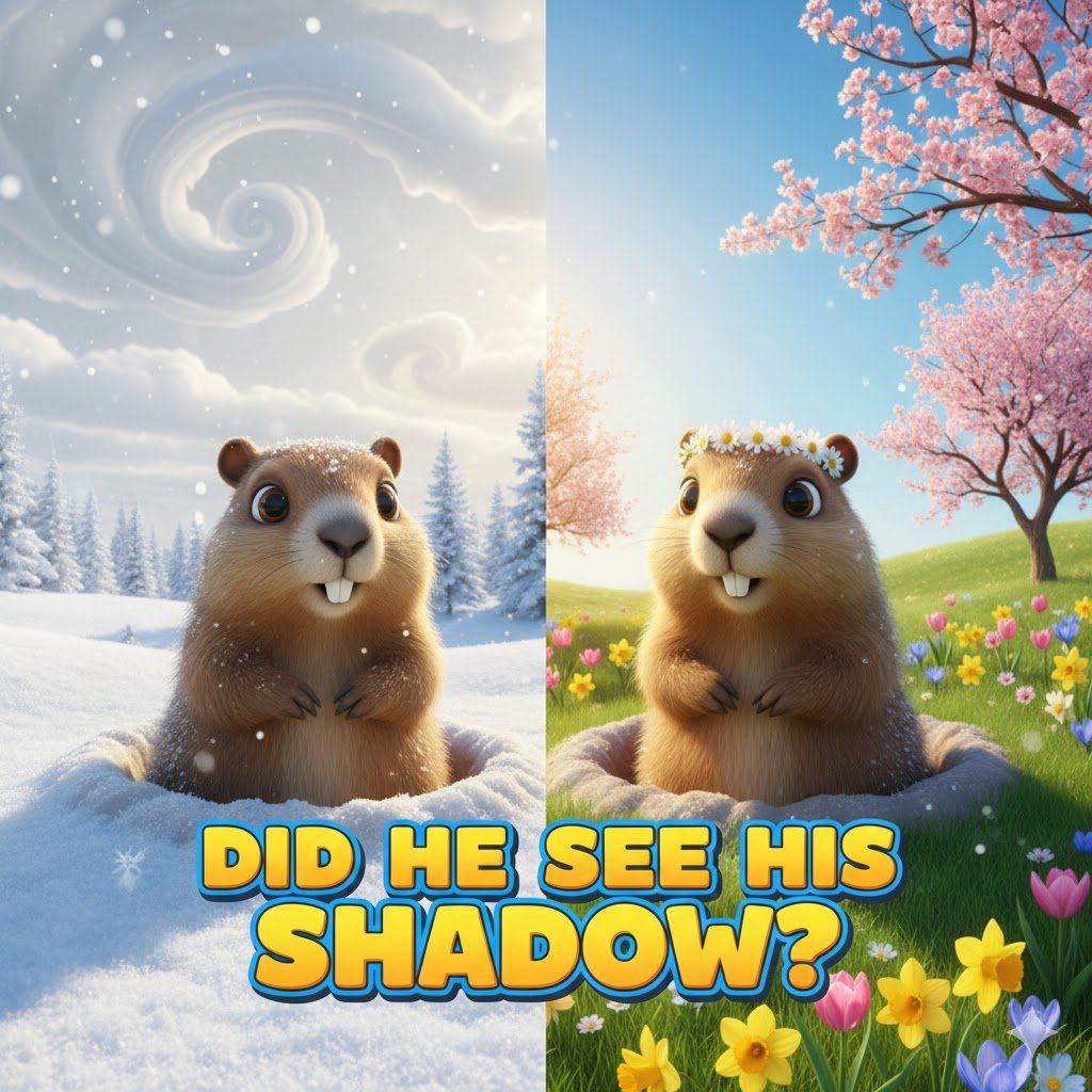 AkterMahbu24722's tweet photo. One little moment…
Six more weeks of winter — or an early spring? Get  more news:  https://t.co/YNnq7mxAEV
Groundhog Day always keeps us guessing!
What are you hoping for: more winter or early spring? 👇
#GroundhogDay #PunxsutawneyPhil #WinterOrSpring https://t.co/7oXFFnYqi4