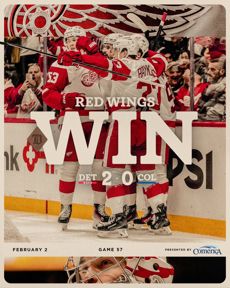 DetroitRedWings's tweet image. #REDWINGS WIN IN COLORADO!!!