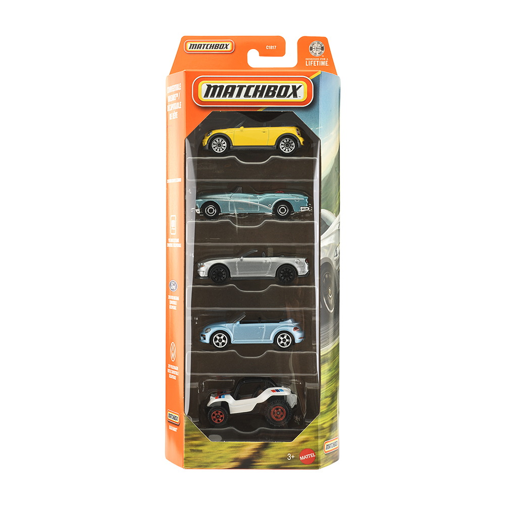 マッチボックス 5カーパックが登場！】 マッチボックスから、テーマ毎