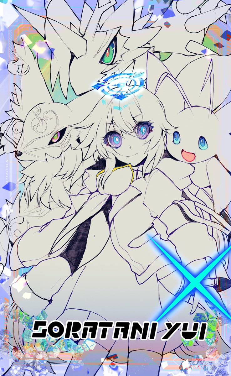 パソコンであげたはずなのにスマホじゃ見れなくなってる…(あげ直し)
下塗り！(ボーナスカード風)