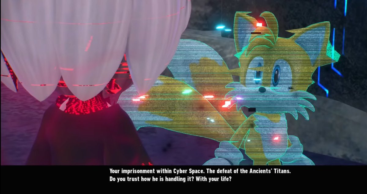 From the outset, Sage and Tails interact with each other fairly easily ...
