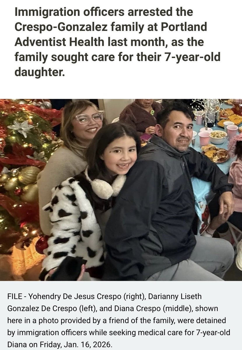 Whatapityonyou's tweet image. Please don’t forget about 7 year old Diana and her family. They were detained while taking her to the emergency room and sent to Dilley Detention Center. The conditions there are horrible and she’s been sick.