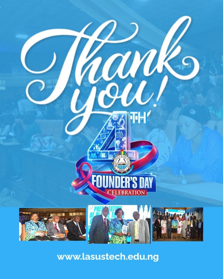 LASUSTECH Official tweet media