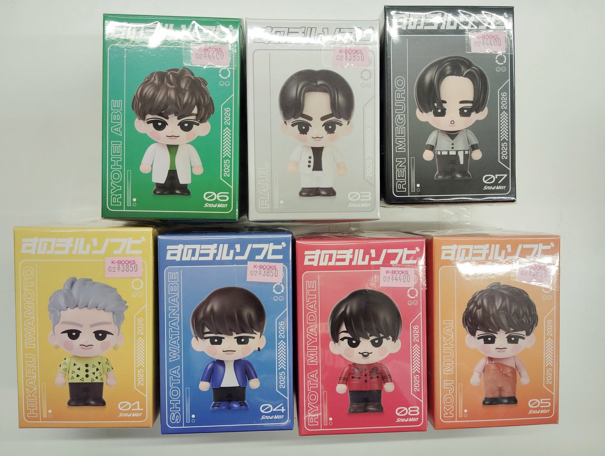 入荷情報】 #SnowMan #スノちる ソフビが入荷しました！ 再入荷