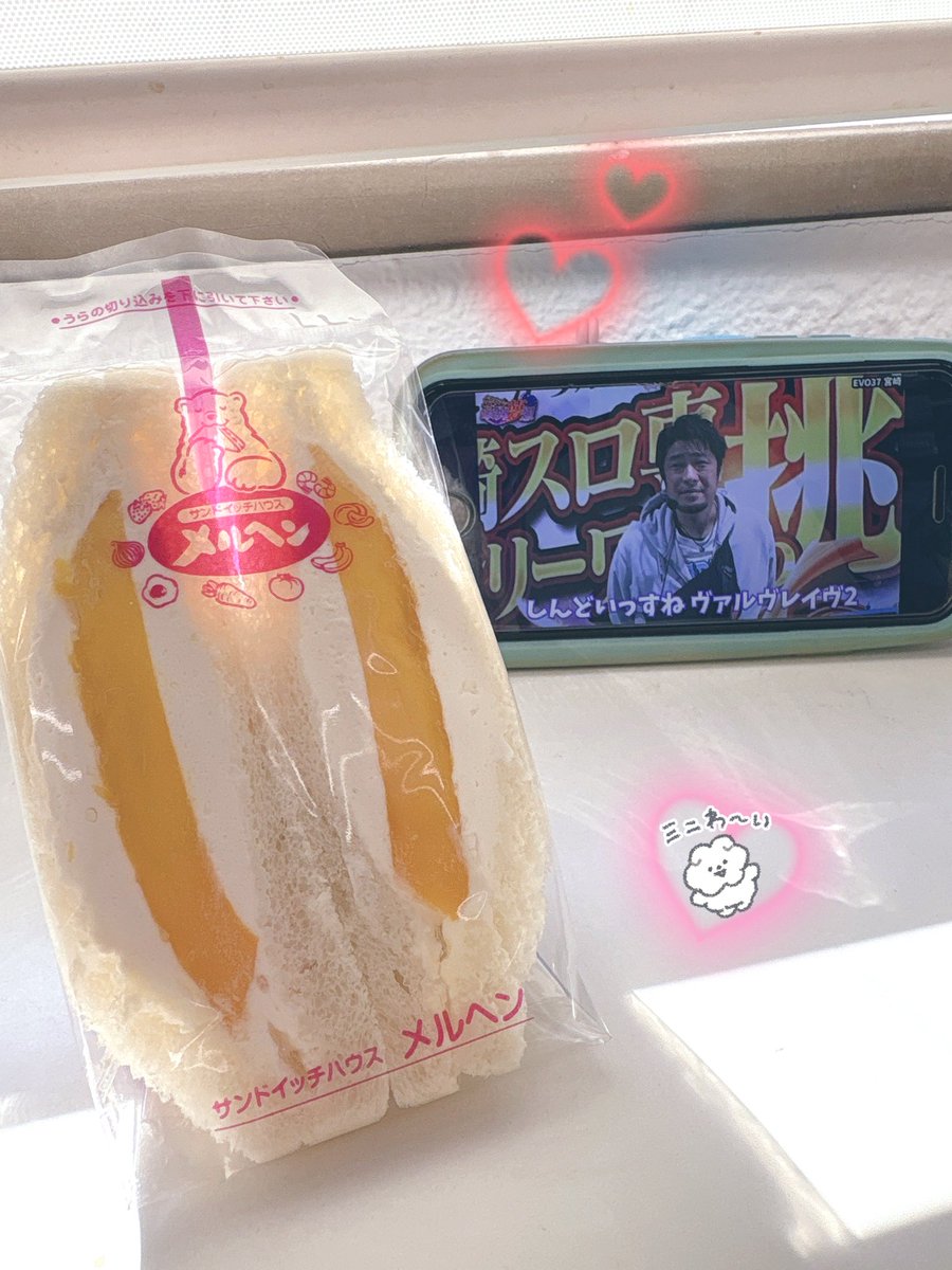 先生から差し入れでメルヘンのフルーツサンド頂いた🤗🎀

しかもマンゴーな所が満点🥹ﾑﾘ
トロトロでじゅりじゅりで美味しかった✨