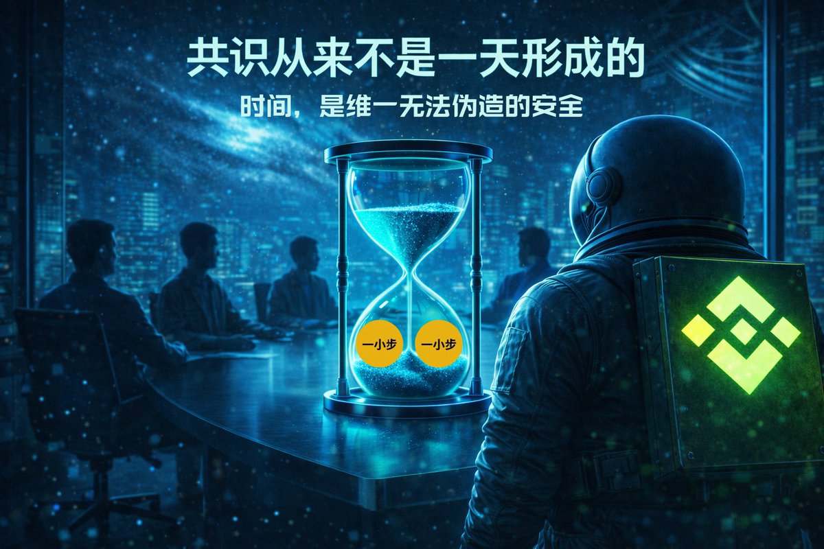 共识从来不是一天形成的。
它不是靠一次爆点、一次转发、一次情绪冲顶就能完成的东西。

真正的共识，来自反复讨论，来自观点碰撞后仍能继续对话；
来自耐心等待，来自把复杂问题拆开、把边界讲清；
更来自多次分歧之后，依然有人愿意留下，把结构继续往前推。

时间，是唯一无法伪造的变量。