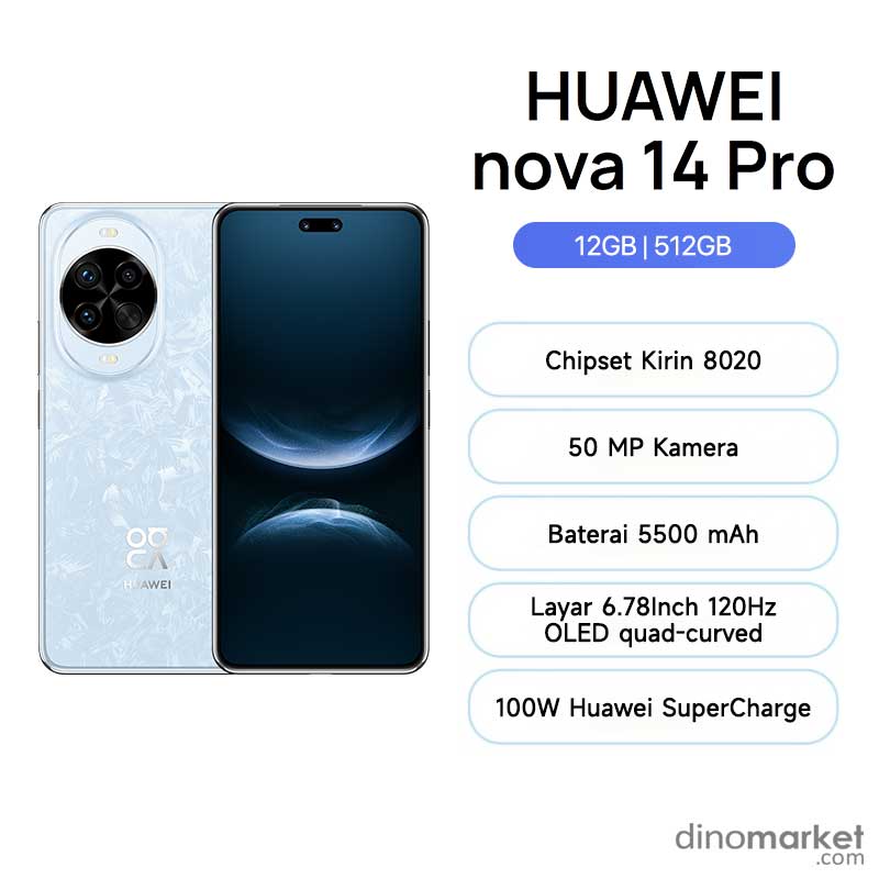 📱 HUAWEI nova 14 Pro, Kamera Flagship di Harga Rp 8 Jutaan?! ✨

Kameranya ada 5, Dilengkapi dengan Kamera Telephoto 3x Optical Zoom.
Desainnya pakai Flawless Quad-curved Display, Bobot sekitar 207 gram, Dan akhirnya HUAWEI mulai bersaing dari segi fitur AI ✨

Klik disini :
