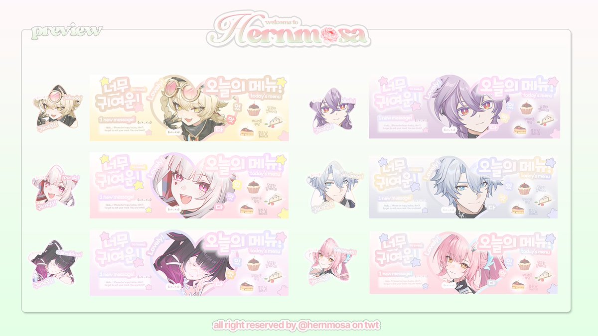 hernmosa's tweet image. any interaction is highly appreciated! 🪷

hi seyi bawa 6 layout genshin/wuwa/hsr ready stock yang bisa ditake langsung via dm. jangan lupa mt setelah dm ya. happie jajan :3

💸 15k / ea (nanti dapet 1stamp for claming prize)

[ #zonajajan #zonajajan #zonaba ]