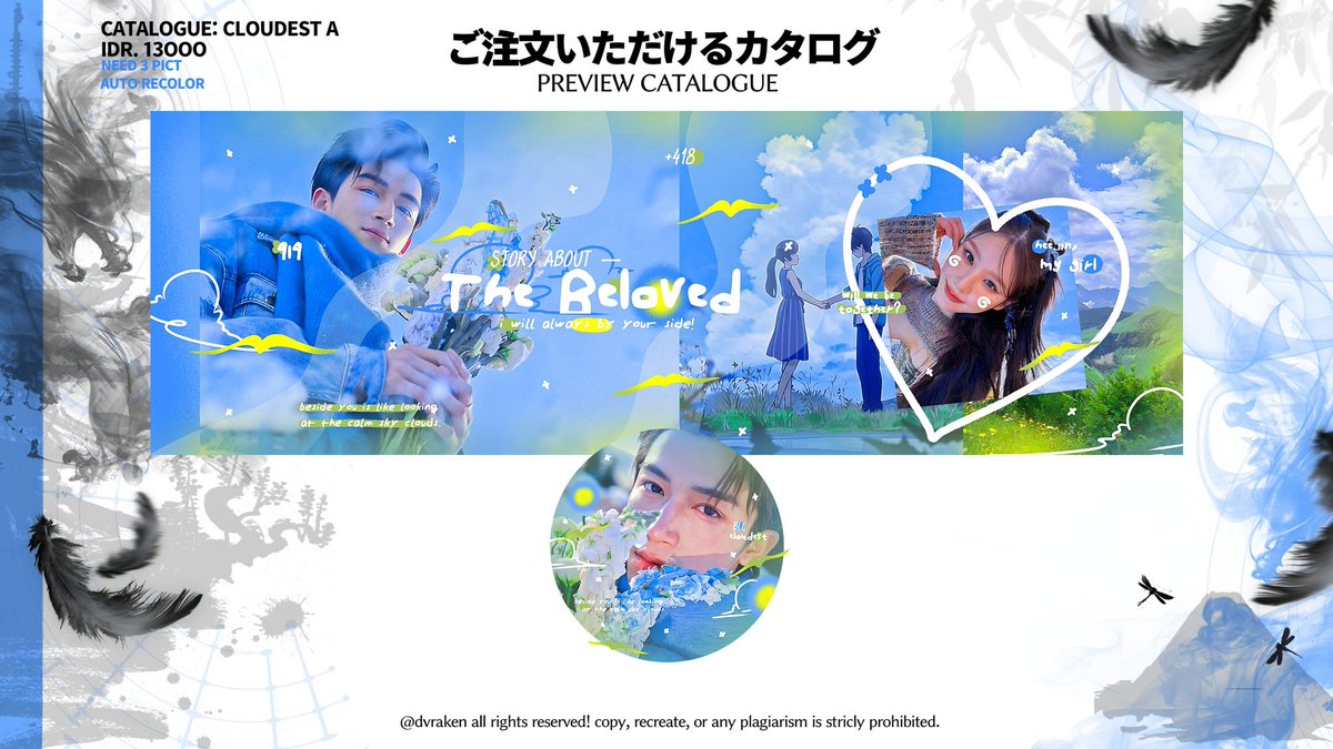 dvraken's tweet image. Help RT? Thankyou 😈

Halo guys, Bli kembali open by req dengan harga promo special 2.2! 🥳
untuk beberapa katalog dibawah ini.

Harga promo spesial menjadi 7k/ katalog &amp;amp; untuk req dua katalog jadi 10k. Jangan lupa Scroll kebawah untuk detail nya ya! 

#zonauang #zonajajan