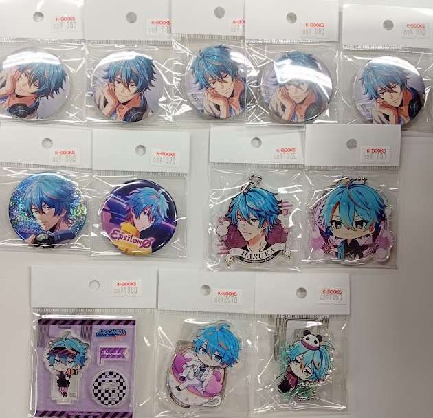 入荷情報】 from ARGONAVIS 「二条遥」さんのグッズが缶バッジを中心に