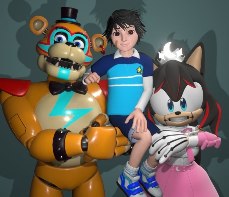 My dear family❤️
<a href="/HedgehogKan/">Glamrocks kan</a> 
Credit  my friend <a href="/Zar0kuy/">Zaro ®</a>