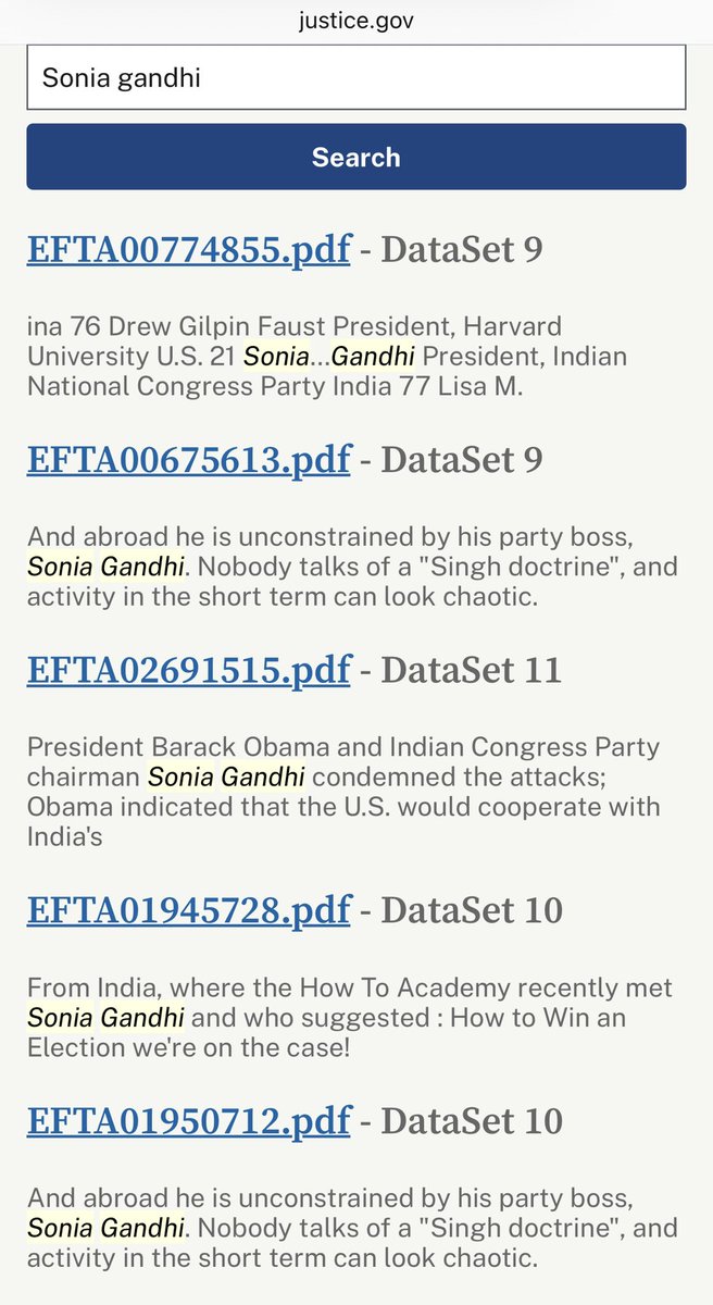 Anu_sanatani25's tweet image. #epstienfile में कई सारे भारतीयों के नाम आ रहे है जैसे राहुल गांधी, सोनिया गांधी लेकिन इनके बारे में क्या नरेटिव लिखा हुआ है किसी ने भी पड़ा नहीं। बस गंदी राजनीति करने में लगे हुए है। इस फाइल में भारतीयों के नाम तो बहुत सारे हैं लेकिन कुछ भी गलत स्कैंडल से जुड़ा हुआ नहीं है।
