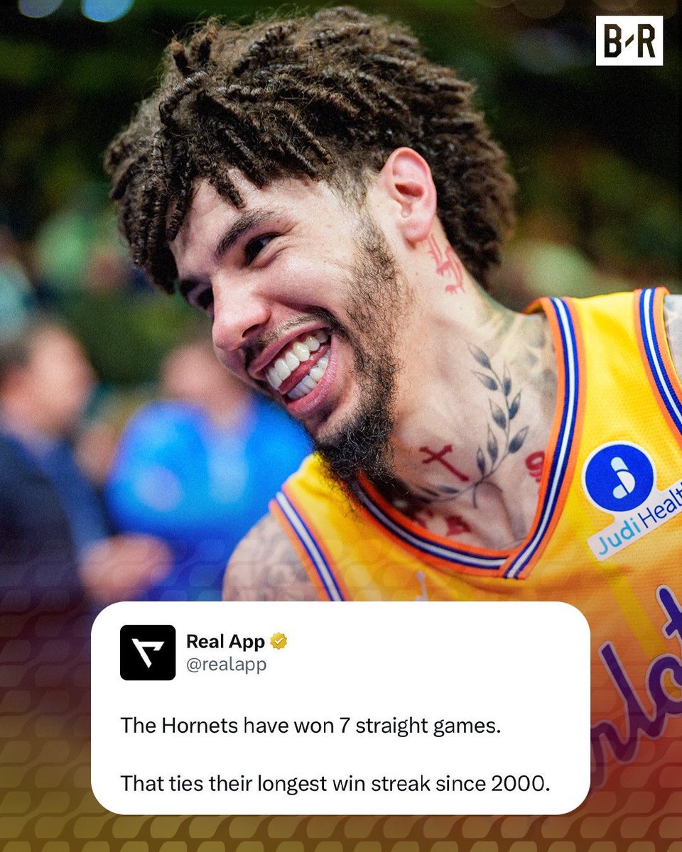 The Hornets have been on an absolute HEATER lately 🔥
Longest win streak in nearly 10 YEARS 🤯
(h/t @RealApp)