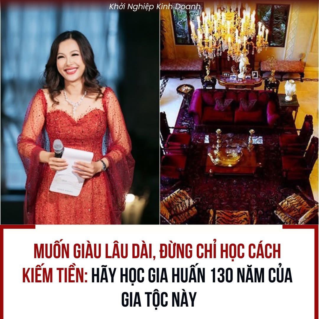 Ngoanolala's tweet photo. MUỐN GIÀU LÂU DÀI, ĐỪNG CHỈ HỌC CÁCH KIẾM TIỀN – HÃY HỌC GIA HUẤN 130 NĂM CỦA GIA TỘC NÀY

Gia tộc Trung Quốc thịnh vượng suốt 130 năm nhờ cặp câu đối của tổ tiên. Làm bất cứ điều gì cũng phải nhớ kỹ: “Mang hoài bão thượng đẳng, kết duyên trung đẳng, hưởng phúc hạ đẳng”

Không nhiều gia tộc giàu có lâu đời có thể đứng vững và tiếp tục thịnh vượng. Gia tộc họ Vinh là ngoại lệ. Hiện nay, trụ cột gia tộc, Vinh Chí Kiên được xếp hạng là một trong những người giàu có nhất tại Trung Quốc đại lục, với giá trị tài sản ròng ước tính khoảng 2,9 tỷ USD.

Từ một xưởng bột nhỏ ở Vô Tích (Giang Tô), Vinh gia trở thành “ông hoàng dệt may” tại Thượng Hải , vượt qua chiến tranh, thời kỳ đổi mới rồi góp phần vào công cuộc cải cách mở cửa. Câu chuyện của gia tộc này vừa là tấm gương về sự kiên cường, vừa là lời nhắc về sự tử tế.

Câu trả lời nằm ở những gia huấn được truyền lại qua nhiều thế hệ.

Hai lời dạy cốt lõi trở thành kim chỉ nam. Thứ nhất, lời của Vinh Hy Thái: “Giữ vững sự ổn định, hành sự thận trọng, tuyệt đối không đầu cơ". Tức là chọn sống bằng chân lý, hành sự bằng sự suy xét sâu xa, giữ cân bằng giữa tham vọng và thực tế.
Thứ hai, đôi câu đối do Vinh Đức Sinh để lại: “Mang hoài bão thượng đẳng, kết duyên trung đẳng, hưởng phúc hạ đẳng. Chọn nơi cao mà đứng, tìm nơi phẳng mà ngồi, đi về phía rộng mà đi".

Thông điệp từ gia huấn có thể hiểu là : Ngẩng cao đầu với hoài bão, nhưng hạ chân vào đời bằng sự khiêm tốn. Nuôi chí lớn nhưng chấp nhận duyên phận vừa đủ, sống giản dị; có tầm nhìn xa nhưng vẫn giữ sự khiêm nhường, để lại chỗ cho người khác. Chính nguyên tắc ấy là nền tảng giúp gia tộc họ Vinh duy trì cơ nghiệp qua hơn một thế kỷ đầy biến động.

Chính nguyên tắc ấy là nền tảng giúp gia tộc họ Vinh duy trì cơ nghiệp qua hơn một thế kỷ đầy biến động.

#Ngoanolala
