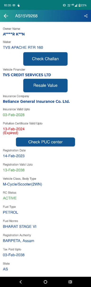 FollowMVAct1988's tweet image. 🚨Traffic Violation
🏍️No:AS15 V 9268
📍 GLC College Road, BPRD
🗓️ 30/01/2026  🕜01:31PM

#Rider Headgear❌(MVA 129/194D ₹1000)

#Pillion Headgear❌(MVA 129/194D, ₹1000×2=₹2000
@Barpeta_Police @dcbarpeta_ @DGPAssamPolice @assampolice @GhtyTrafficPol @himantabiswa @CMOfficeAssam