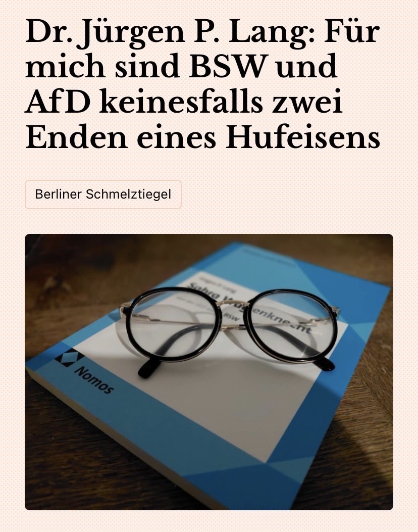 _onlinefirst's tweet image. Was mich an Sahra Wagenknecht fasziniert und warum sie sich mit dem BSW verzockt hat. Ein langes Gespräch mit @berlinskitygiel - einer Website aus Polen, die tief in die deutsche Politik blickt 🧐 berlinskitygiel.pl/berliner-schme…