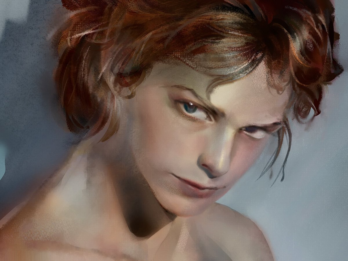 lifeletters10's tweet image. Tried painting in renaissance style digitally