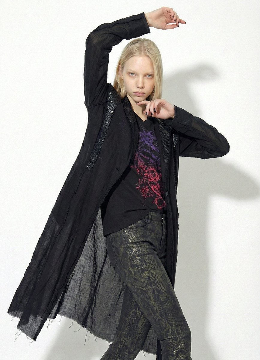 Dragon Leather Gauze Jacket】 季節の変わり目におすすめ個性派