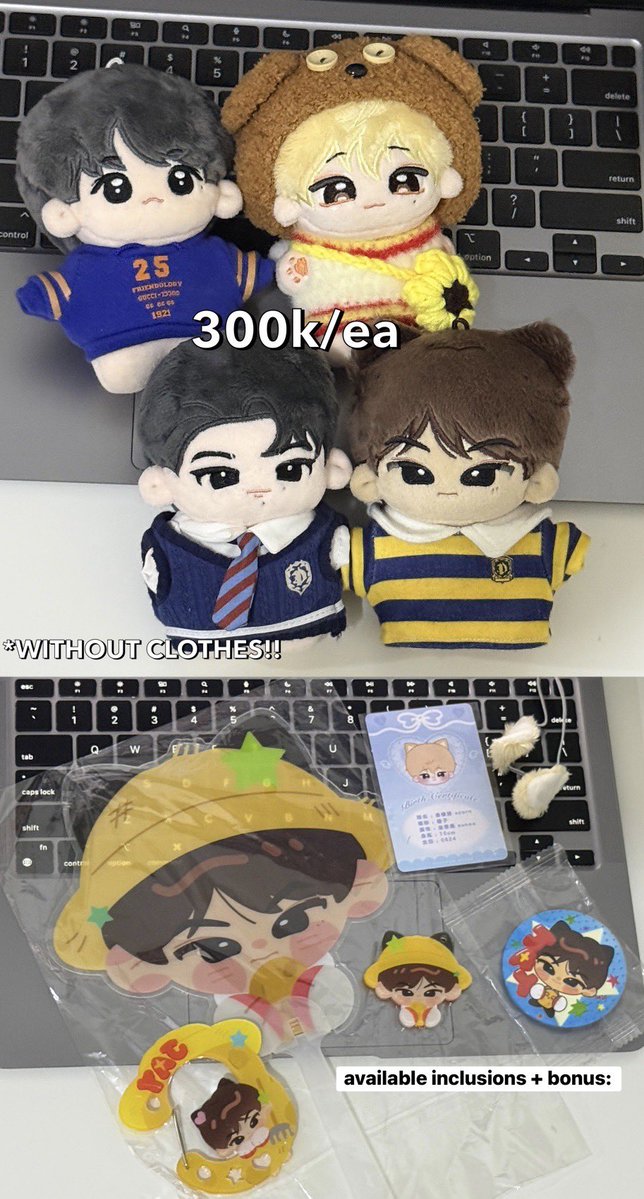 etoiledew's tweet image. wts want to sell

take all enhypen doll 10cm
heemi acorn blonde niitutu chocomi 

✅ splitpay, full co / manual
🗒️ exc adm 11,5% + 1.250 
📍 jakarta, ina

note. sharing gak perlu izin yah~ 

# jay heeseung ni-ki sunoo 10 cm lfb