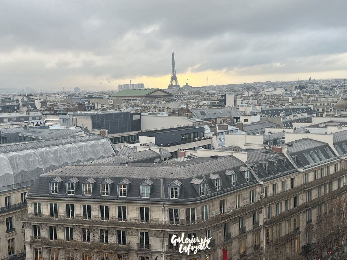 라파예트 옥상에서 바라본 파리!