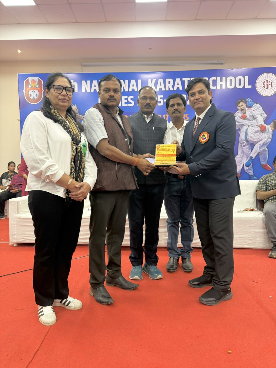 Syediftquar's tweet photo. It was a great honor and privilege to be a part of the 69th School Games Federation of India
(SGFI) National Karate Championship 2026 for Under-17 and Under-19 Boys and Girls.
The championship was held at Baramati, Pune (Maharashtra) 
from 26th January to 2nd February 2026.
I feel proud to serve as a Referee Commission Member of the Karate India Organization (KIO) and to represent the organization at this prestigious national event.
I sincerely express my gratitude to Hanshi Bharath Sharma Sir (President, KIO) for his trust and for providing me with this valuable opportunity.
I would also like to extend my heartfelt thanks to Shaheen Akhtar Ma'am and Sensei Sandeep Gade for their constant support and guidance.

With Sincere Regards, 
Shihan Syed Iftquar Hussain
Referee Commission Member - KIO 
WKF & AKF Judge
WKF Accredited Coach