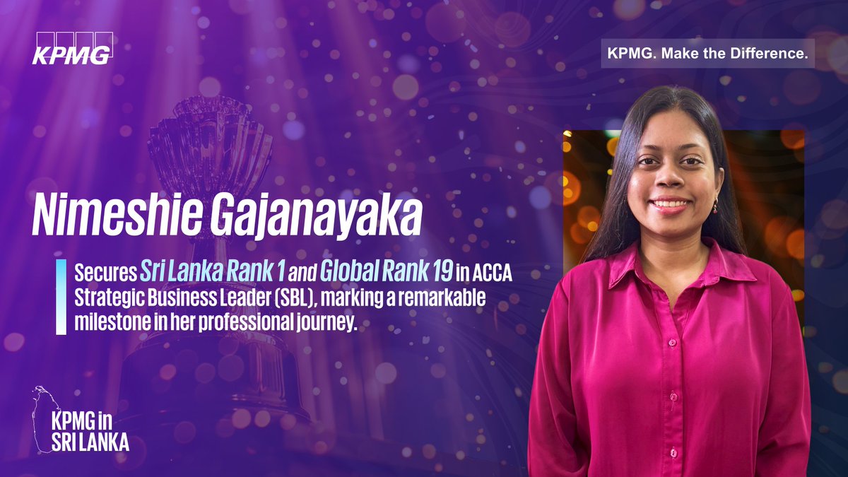 KPMG Sri Lanka tweet media