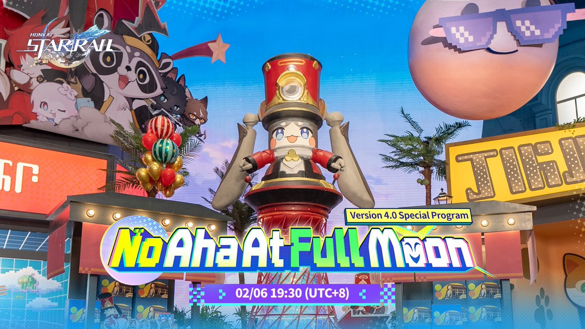 Are you ready？
Version 4.0 "No Aha At Full Moon" Special Program
🕙2026/02/06 19:30 (UTC+8)
 Version 4.1 Drip Marketing will be released after the special program on the weekend.
bit.ly/U7BUY-TWHSR
#HonkaiStarRail #Sparxie #yaoguang