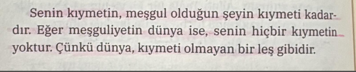 “Eğer dünya, Allah katında sivrisineğin kanadı kadar bir değere sahip olsaydı, Allah hiçbir kâfire dünyadan bir yudum su bile içirmezdi.” (Tirmizî, Zühd 13. Ayrıca bk. İbni Mâce, Zühd 3)