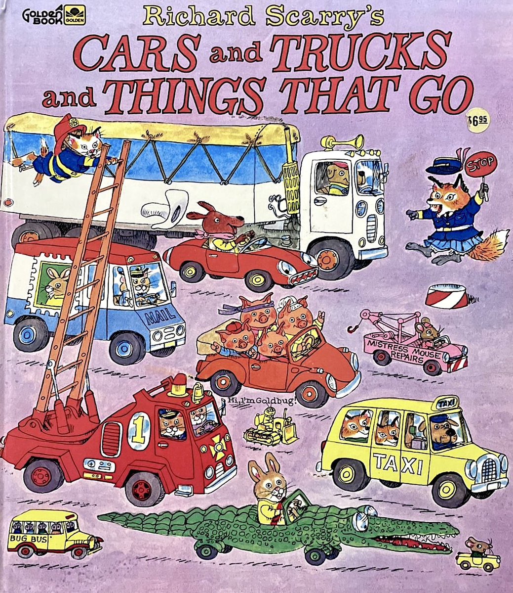 📚In 1974, ‘Richard Scarry’s Cars and Trucks and Things That Go’ was first published