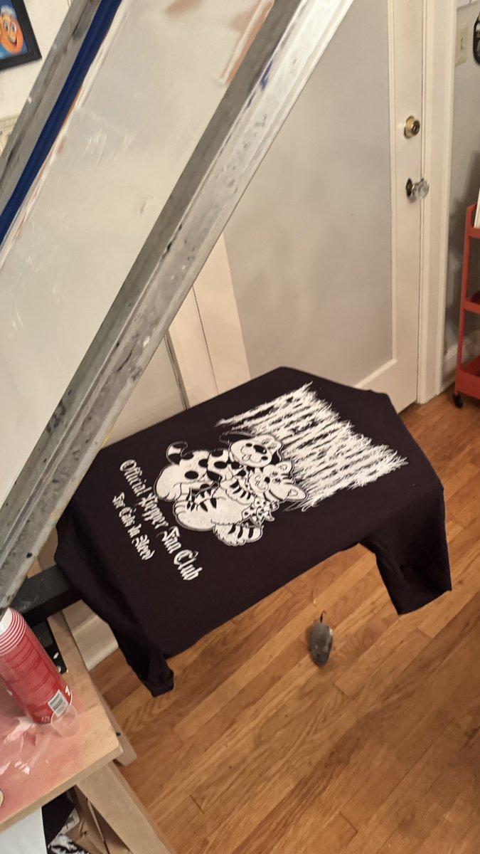 back in the lab making bangers for my cats clothing brand