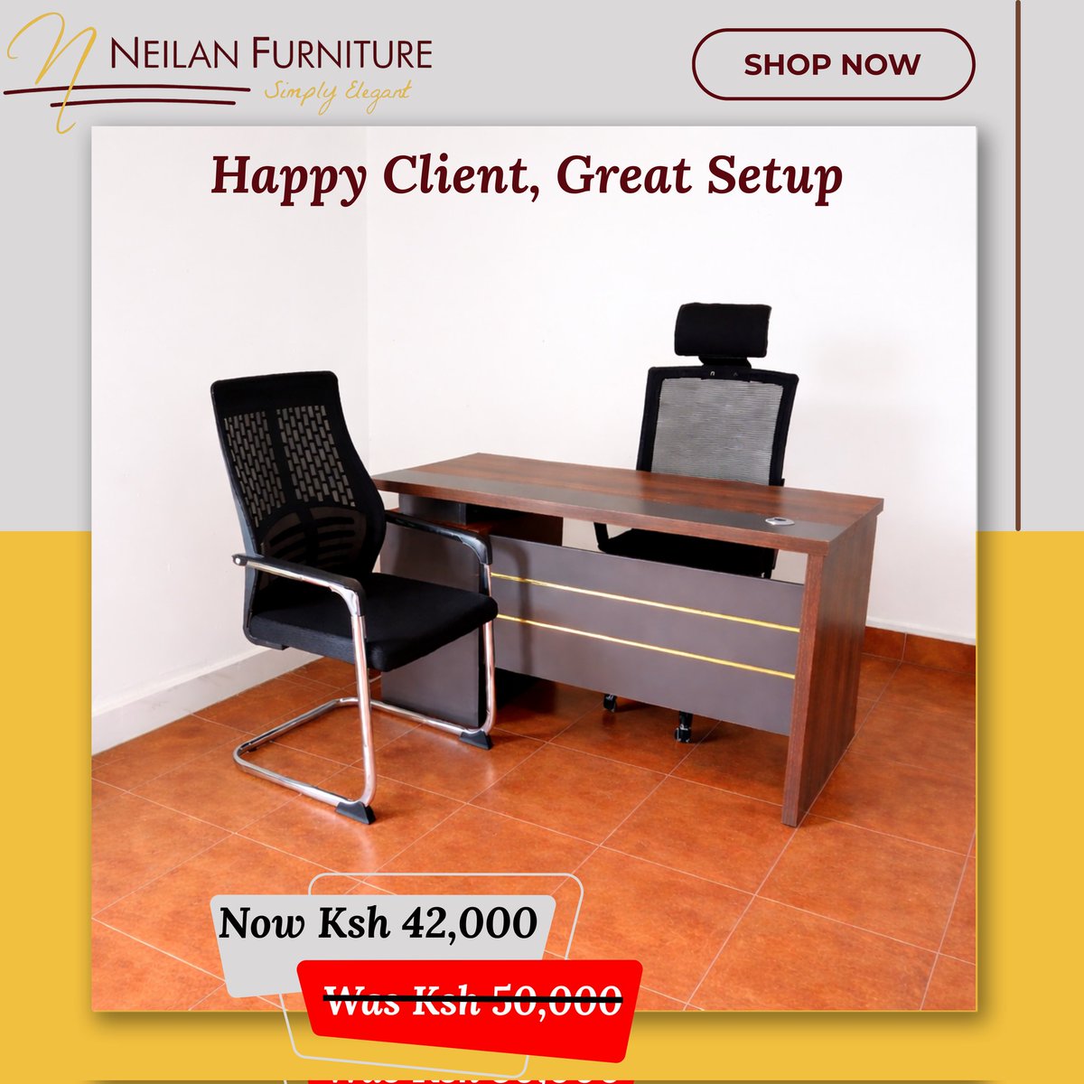 NeilanFurniture's tweet photo. Modern executive office setup ✔️
Clean design, brilliant white walls, and a professional finish.
#OfficeFurnitureKenya #ExecutiveDesk #ModernOffice #OfficeSetup #WorkspaceGoals #OfficeDesign #KenyaBusiness https://t.co/8EL2VgmuYj