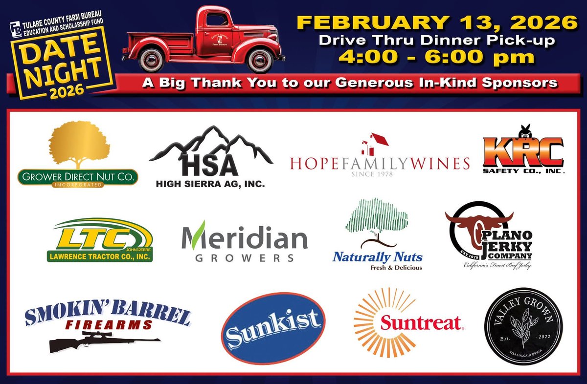 We are so excited to share the news of our Valentine’s dinner Swag Bag sponsors! 

We have fabulous wines, cider, honey, gourmet chocolates, jelly beans, candied nuts, roasted pistachios and walnuts going in this year's Drive Thru dinner Swag Bag.