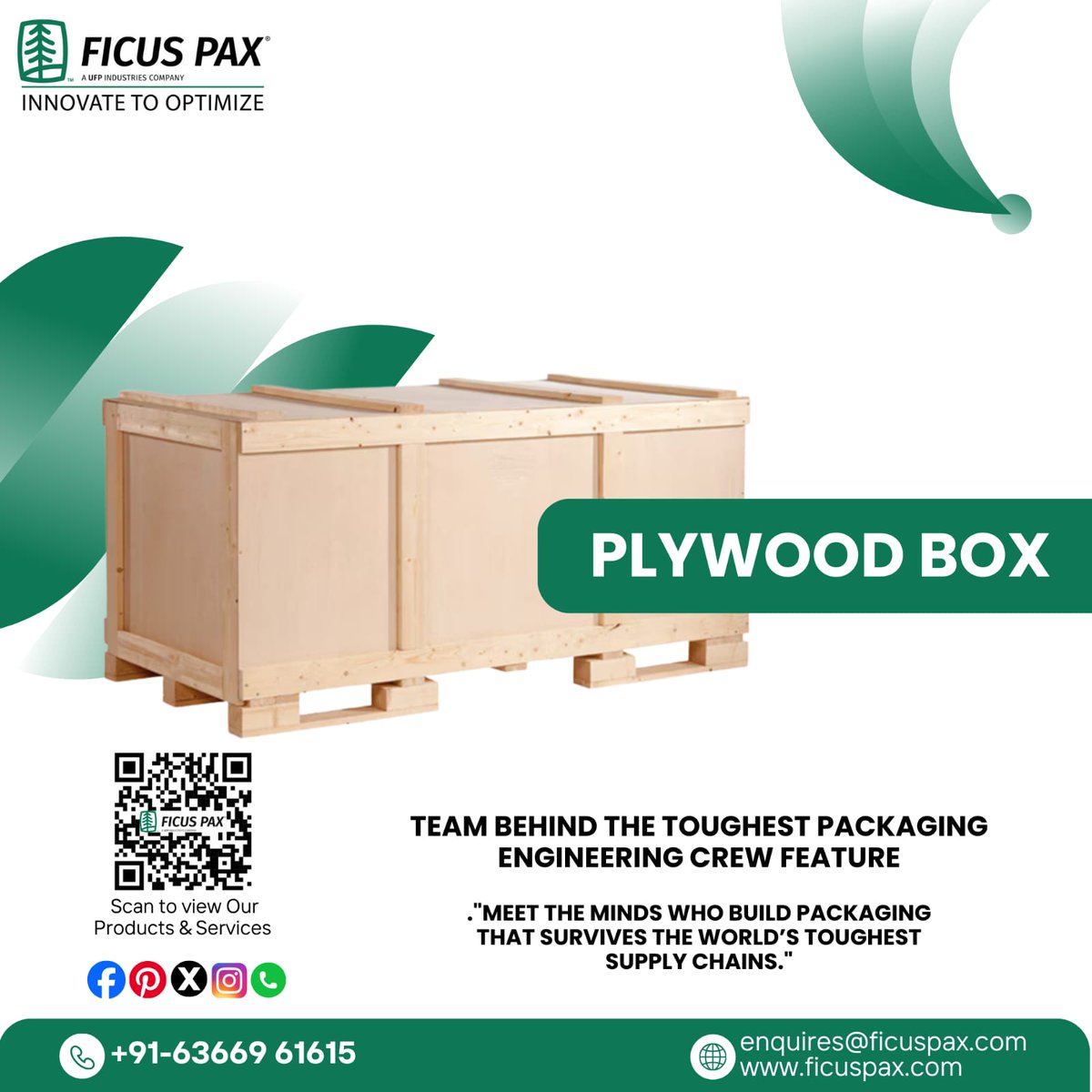 Ficus_Pax's tweet image. 📦 Built to Protect What Matters Most. Engineered to Go the Distance.

📞 wa.me/+916366961615
🌐 ficuspax.com
📧 enquires@ficuspax.com

#FicusPax #UltraLargeBox #HeavyDutyPackaging #IndustrialPackaging #EngineeredPackaging #UFPIndustries #UFPPackaging #UFPCompany