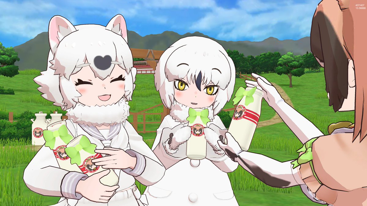 わっ、いっぱいもらっちゃった！
ふむふむ…　すごく特別なミルクなんだね
なんていうミルクなの？

#けもフレ３ #けものフレンズ