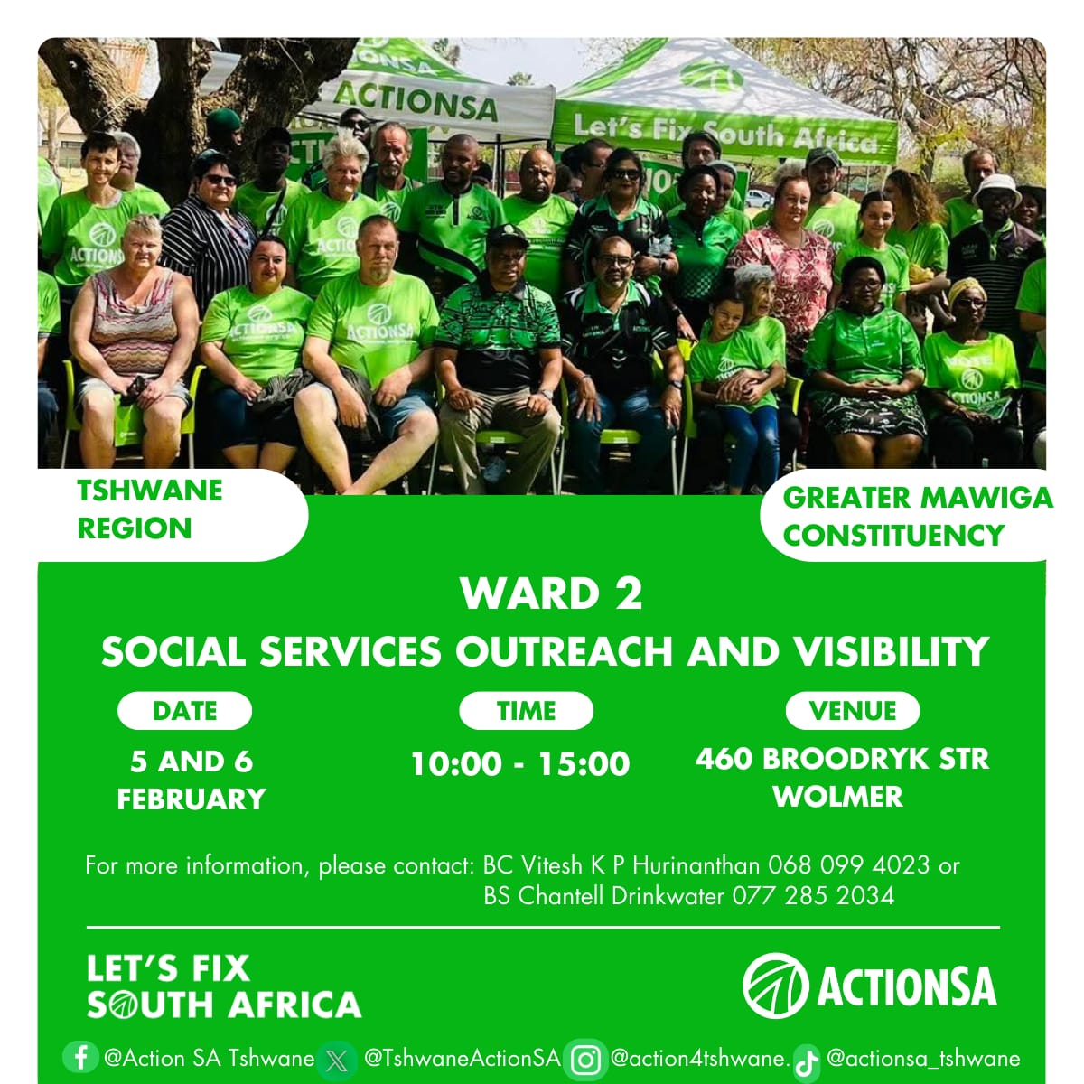Service delivery in all forms... The green machine..#moyaeffect 
<a href="/Action4SA/">ActionSA</a> <a href="/ActionSATshwane/">ActionSA Tshwane Caucus</a> <a href="/ChantellDr44487/">Chantell Drinkwater</a> <a href="/DereleenJ/">Dereleen James MP</a> <a href="/El123V/">🇿🇦El🇿🇦</a> <a href="/henriettefroh/">Henriette Frohlich</a> <a href="/HermanMashaba/">Herman Mashaba</a> <a href="/IvynSambo/">Ivyn Sambo</a> <a href="/KobeMalebo/">Malebo Kobe, MP</a> <a href="/MbahareKekana_/">DR Mbahare J Kekana</a> <a href="/nasiphim/">Dr Nasiphi Moya</a> <a href="/Nathanxog/">Nathan</a> <a href="/Olivia_LaGrange/">🇿🇦Olivia La Grange🇿🇦</a> <a href="/Sen_Naicker/">Sen_Naick</a>