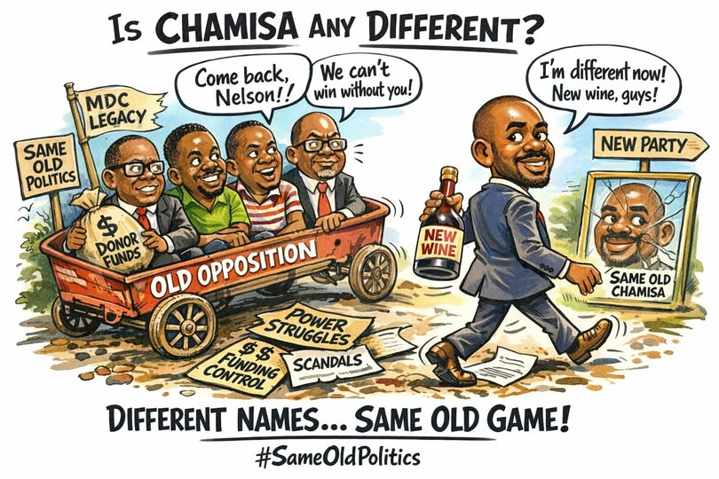 Will the leopard change his spots? NO!! So there is nothing new coming from <a href="/nelsonchamisa/">nelson chamisa</a> it's still the same old story. Therefore, let all progressive Zimbabweans rally behind President <a href="/edmnangagwa/">President of Zimbabwe</a> for economic development.