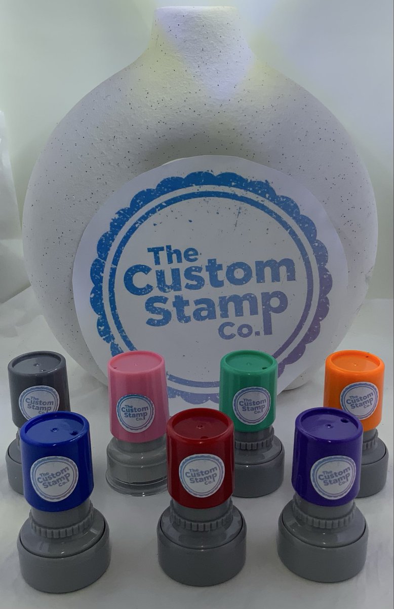 All the colours of the rainbow 🌈
…because one colour is never enough 😉

From bold brights to classic tones, our custom stamps come in a range of colours to suit every classroom, office or small business vibe.

So tell us…

Which colour is your favourite?