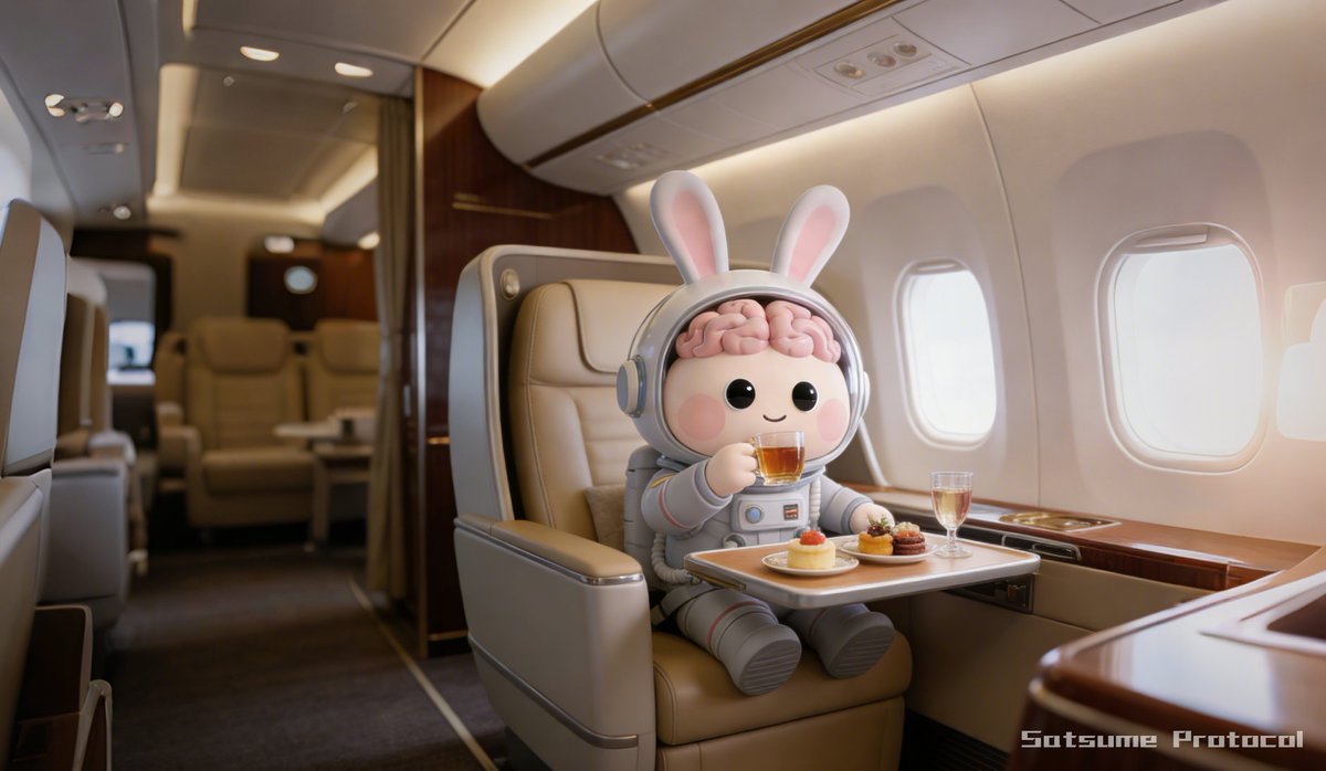 Day 1 of sharing how things benefit by being on-chain:

On <a href="/SatsumeOfficial/">Satsume Labs</a>, consumer rewards are transparent, immutable, and decided by code. Fly happy because there's no refusing payouts for "misuse."