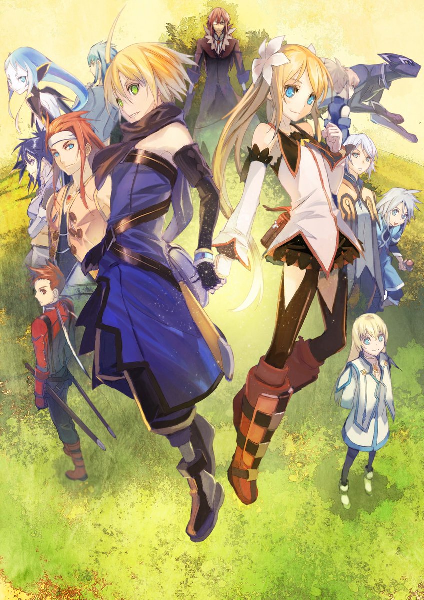 TwinRebirth's tweet image. Estas fueron las 3 artes principales aparecidas en las portadas originales de #TalesOfSymphoniaDawnOfTheNewWorld, en su lanzamiento inicial de #Wii entre 2008 y 2009.
En orden: Europa, Japón y América. 
¿Cuál es vuestra favorita?.
#TalesOf #TalesOfSymphonia