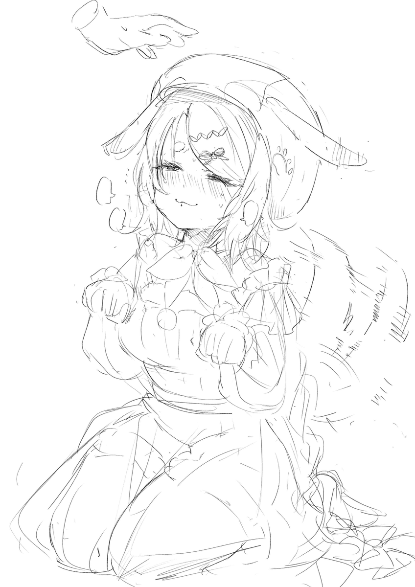 這算擦邊嗎，但我覺得狗狗想討摸又很矜持忍著超瑟ㄉ
#吉樂淨土