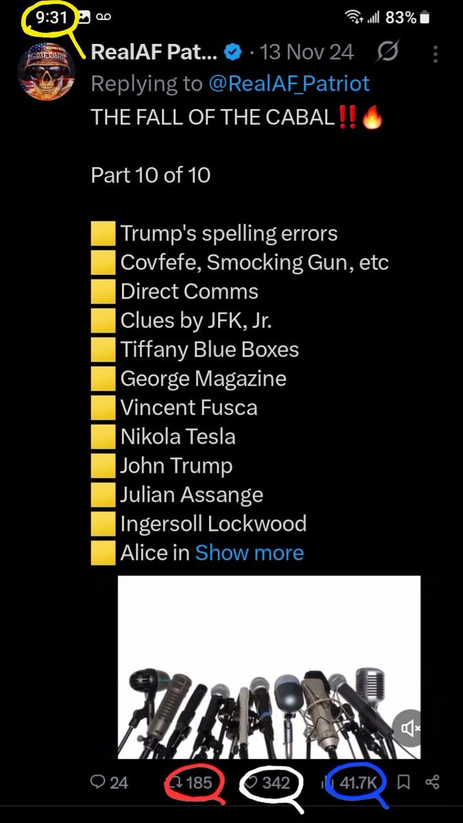 DeanDavis33's tweet image. 1️⃣8️⃣5️⃣ #OneEightFive 
🎰 #WhatAreTheOdds 🪽
3️⃣4️⃣2️⃣ #ThreeFourTwo 
9️⃣3️⃣1️⃣ #NineThreeOne 
4️⃣1️⃣7️⃣ #FourOneSeven