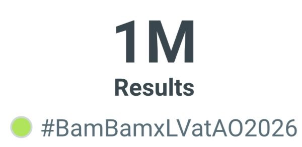 ระหว่างเทรนด์ #มาส์กแบม จังหวะชุลมุนแท็ก  #BamBamxLVatAO2026 1 ล้านแตกแล้วนะคะ ขอบคุณทุกคนอีกครั้งเก่งมาก ๆ ค่ะ 😉🎾🏆✨

แท็กนี้จะเก็บยอดสุดท้ายถึง 15:30 น. ของวันนี้ใครมีโมเมนต์แชร์ก็ยังสามารถติดแท็กได้ค่ะ 🙏🏻

#BamBam #LouisVuitton #AO26
<a href="/BamBam1A/">BamBam</a> <a href="/LouisVuitton/">Louis Vuitton</a>