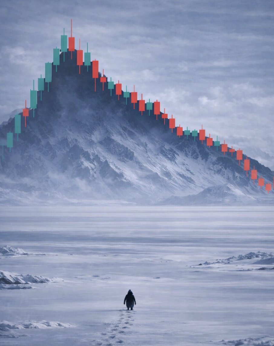 If the Penguin was brave enough to leave everything behind to go climb a mountain miles away  

Then I'm sure you are brave enough to buy dips on a chart.