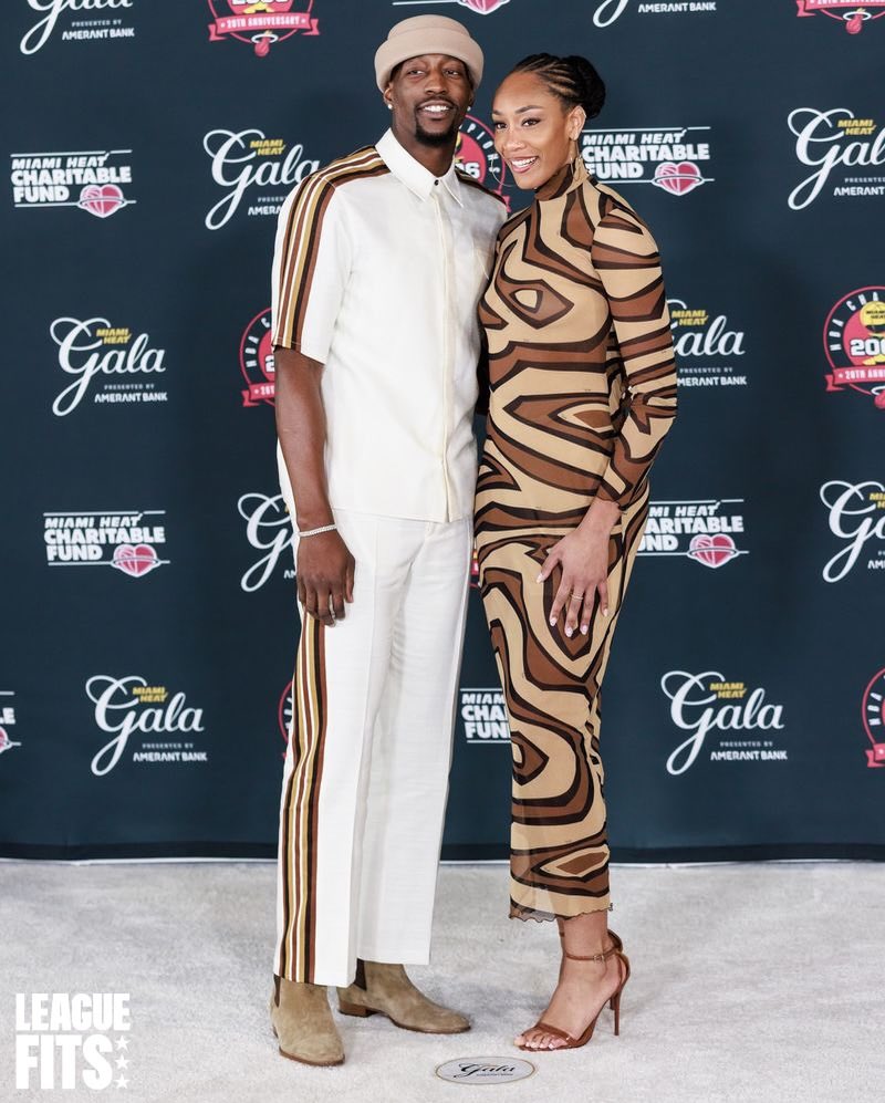 AthleteVanity's tweet image. Bam Adebayo and A’ja Wilson 📸❤️

📸: @leaguefits